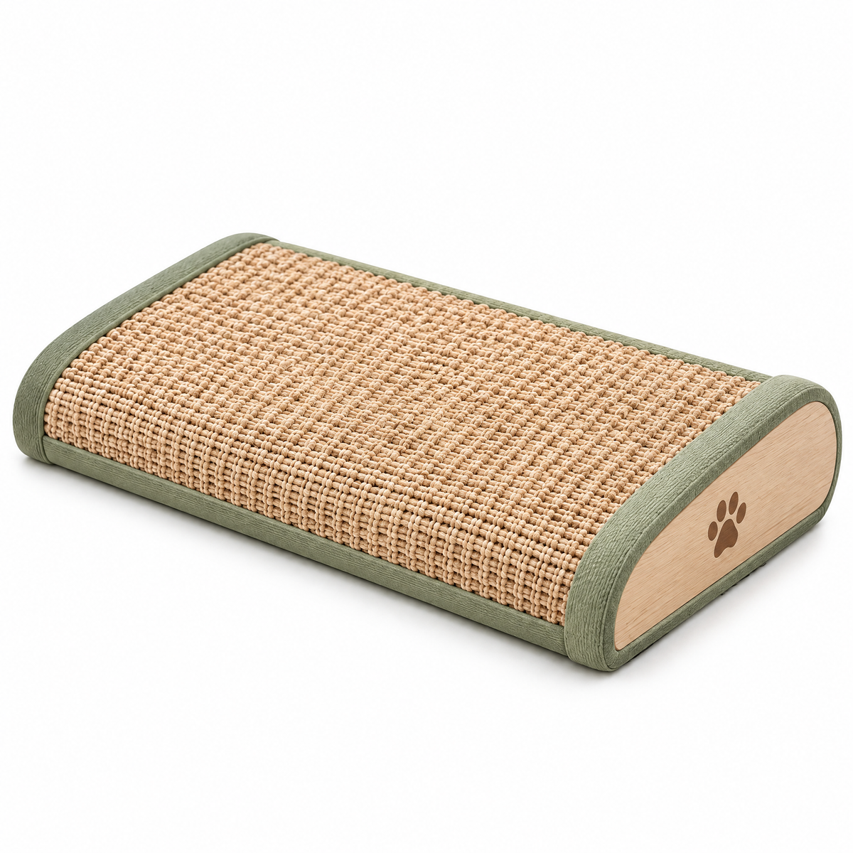 Broniort™ HearthScratch Woven Sisal Pet Scratching Board – Compact Cat Scratcher Pad, Natural Fiber Scratch Surface for Indoor Cats
